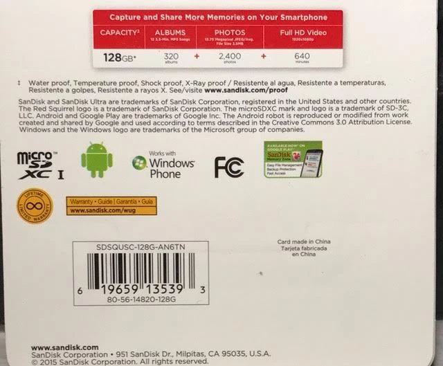 SanDisk - Ultra Plus 128GB microSDXC Class 10 UHS-1 Memory Card - Black - Image 4 of 4