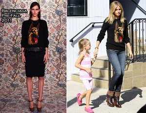 balenciaga sweater dress