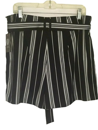 Vince Camuto Walking Shorts 14 Black White Dress Casual Bermuda "Daybreak" NEW - Picture 7 of 7
