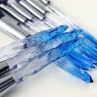 10pcs professional makeup brush with crystal handle foundation brush hot sale