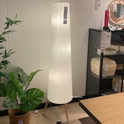 極美品！IKEA ÖKENSAND オーケンサンド ホワイト フロアスタンド ÖKENSAND オーケンサンド フロアランプ, ビーチ/ホワイト - IKEA