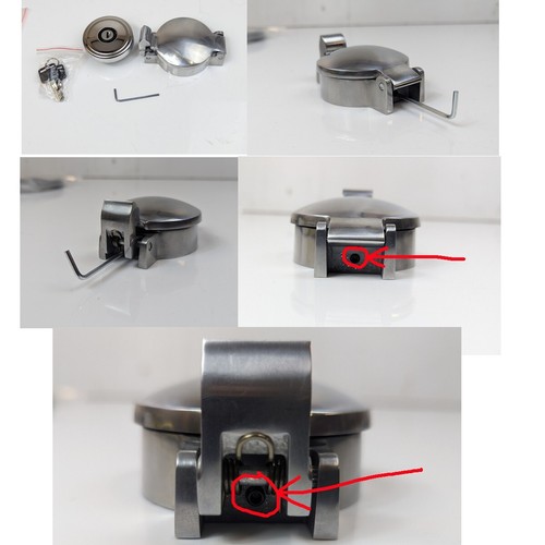 ASTON ALLOY FUEL CAP WITH STAINLESS STEEL PETROL CAP AND KEYS MINI X3840 - Picture 5 of 9