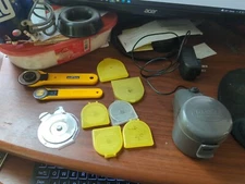 TrueCut Power Rotary Blade Sharpener True Sharp Sharpening With Blades Olfa