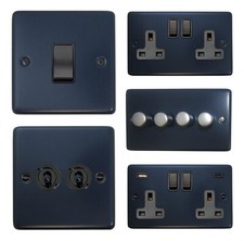 G&H Blue CRBB Light Switches, Plug Sockets, USB, Toggles, Dimmers, Cooker, Fuse