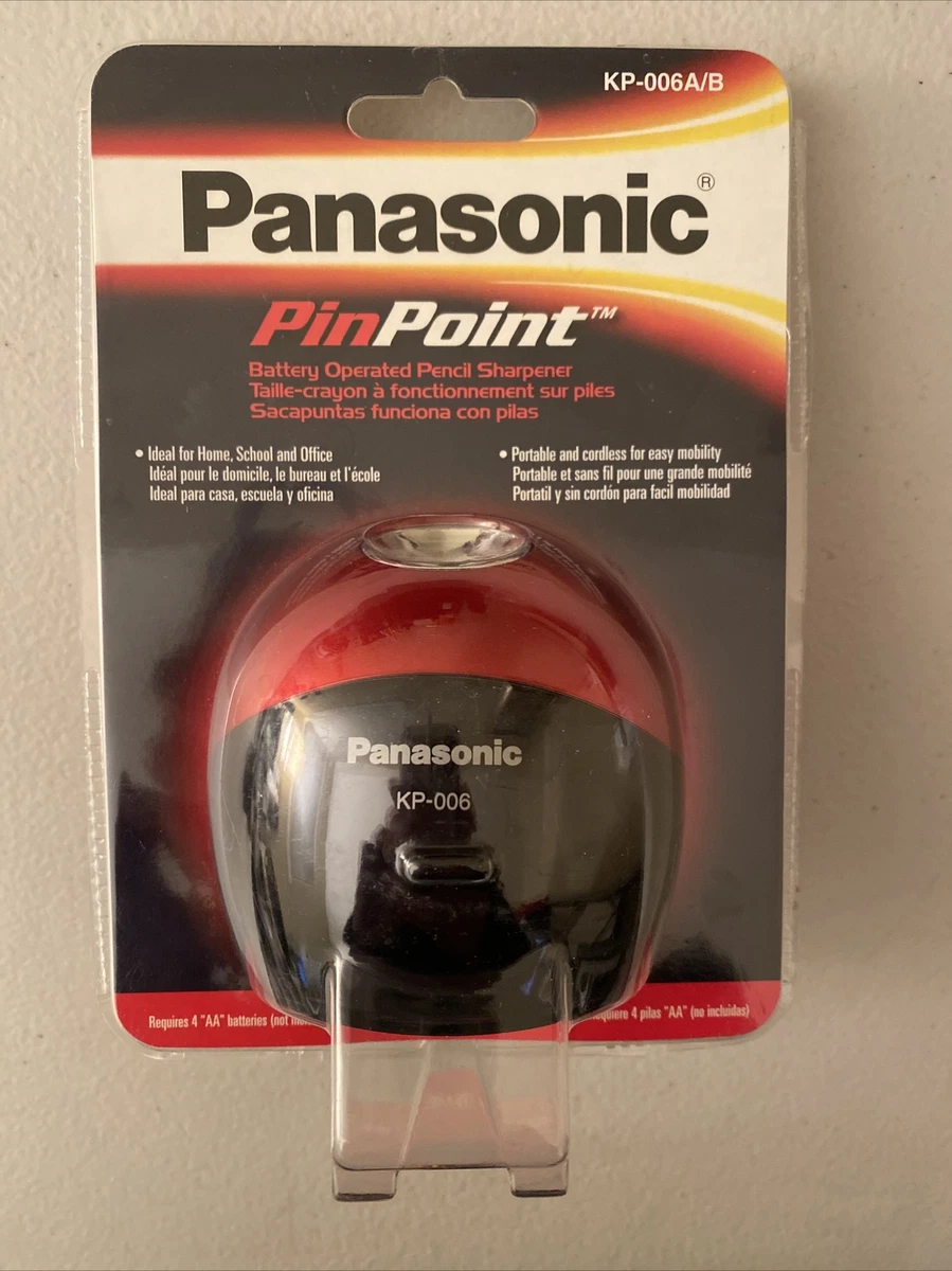 Panasonic PinPoint Electric Sharpener KP 006A B RED BLACK sealed BRAND NEW