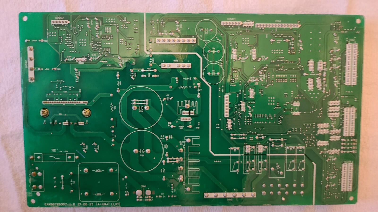 LG Refrigerator Main Control Board Part Number Ebr81182781