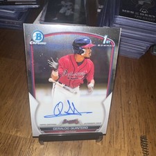 2023 Bowman Chrome Geraldo Quintero CPA-GQ Atlanta Braves Rookie
