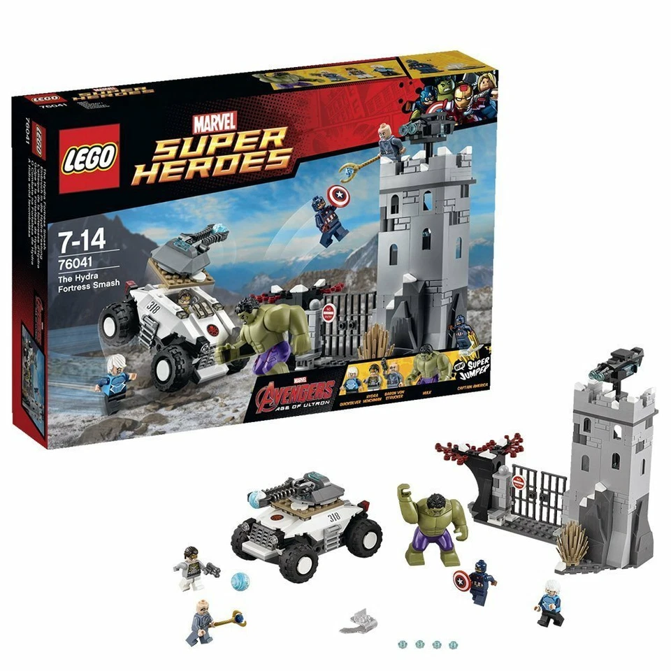 LEGO Marvel Super Heroes Avengers Age of Ultron 76041 The Hydra Fortress Smash + - Imagem 3 de 4