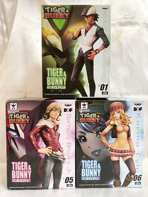 TIGER & BUNNY DXF Figure Kotetsu Barnaby Karina set Banpresto