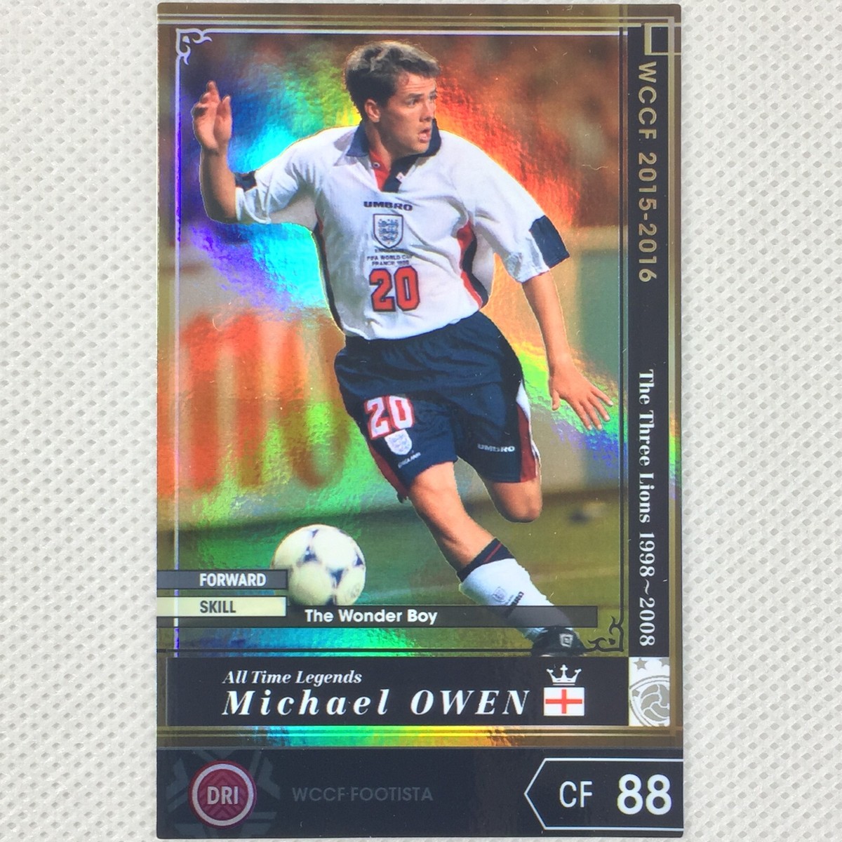 世界3枚限定！PANINI MICHAEL OWEN PSA AUTO10 Panini Michael Owen Soccer Sports Trading Cards