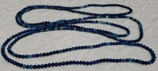 96" Strand of Natural Lapis Lazuli Round Smooth 6mm beads.