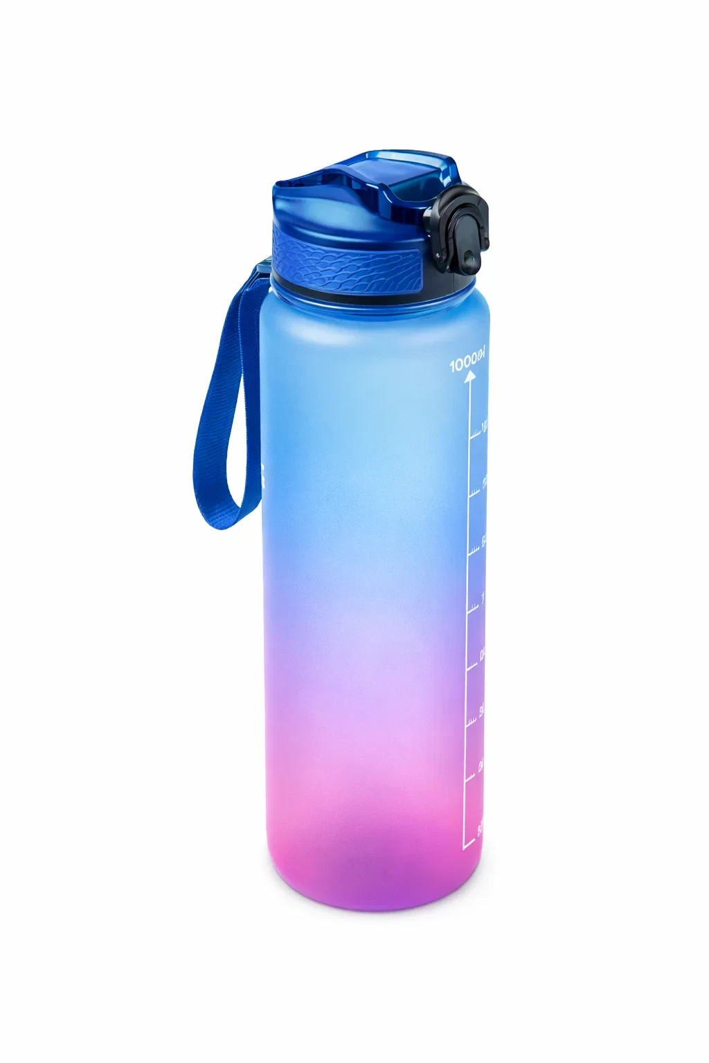 1L Motivational Time-Marker Water Bottle &ndash; 32oz Leakproof Sport Tumbler