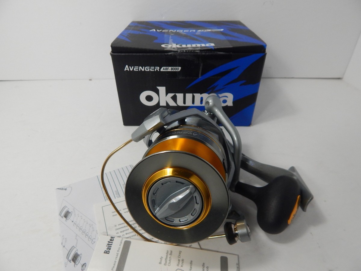 Okuma Avenger ABF-8000, Spinning Reel | eBay
