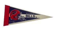 NFL Buffalo Bills Mini Pennant 4”x9" Wall Decor Flag Football Banner Lot#49