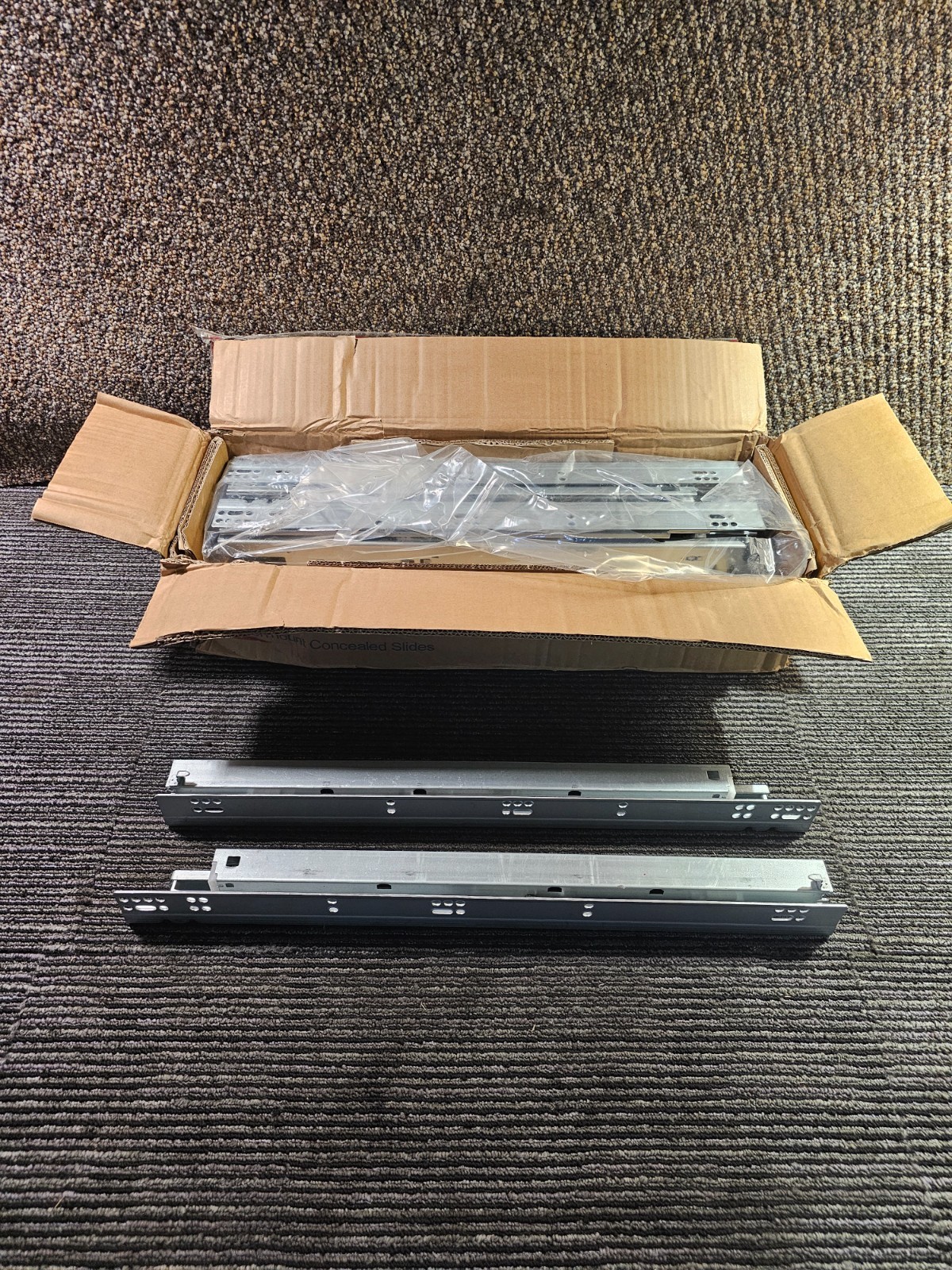 (QTY 6 PAIRS) DTC 21-inch Undermount Drawer Slides, Full Extension, Soft-Close