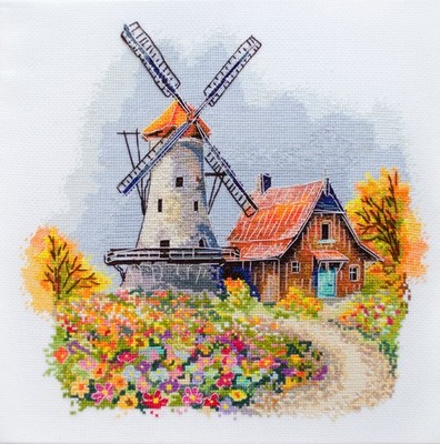 Counted Cross Stitch Kit ''Melody osinnoho vitru'' DIY Creative Gift Project