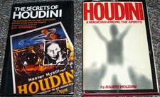 2 GOOD HOUDINI BOOKS - - - - - Magician Among the Spirits, Secrets of Houdini