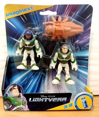 Imaginext Disney Pixar Buzz Lightyear und Alisha Hawthorne Figuren Paket NEU
