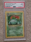 1999 POKEMON BASE SET SHADOWLESS VENUSAUR HOLO RARE PSA 9 MINT 15/102 WOTC #15