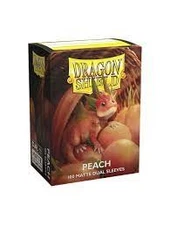 ATM15053 Arcane Tinmen Dragon Shields: (100) Matte Dual - Peach