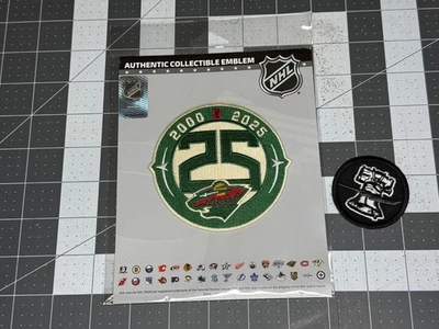 Minnesota Wild 25th Anniversary Patch (Home/Away/Anniversary)