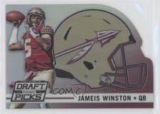 2015 Panini Prizm Collegiate Draft Picks Helmet Die-Cut Jameis Winston #18 m5e