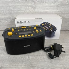 Roberts Opus Portable Bluetooth Radio for The Visually Impaired Black Boxed