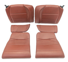 Porsche 996 Cabrio Rear Seats Boxster Red Leather 1998 to 2005