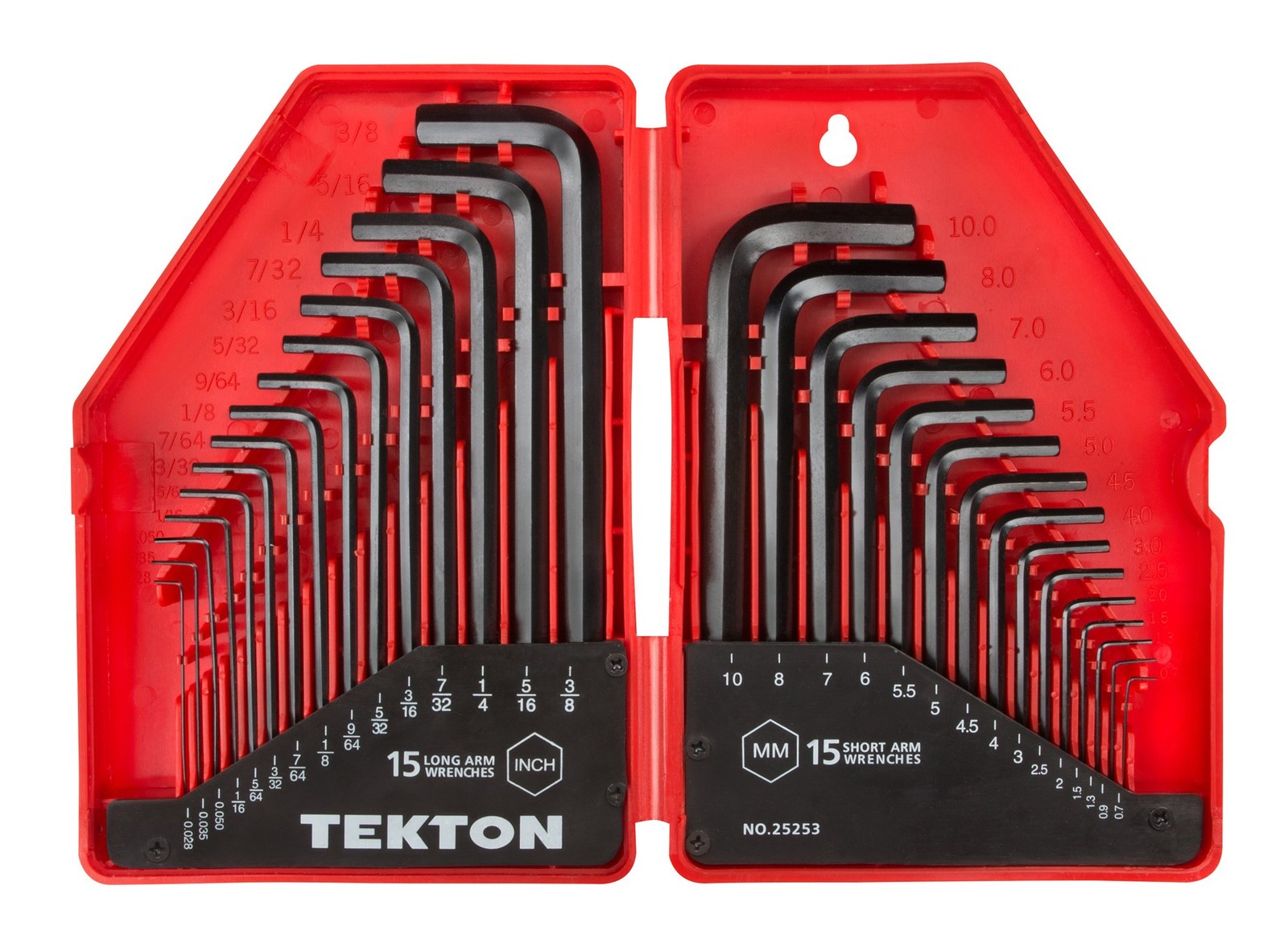 Mai più senza la brugola giusta: Set TEKTON 30 Pezzi Metrico/Pollici