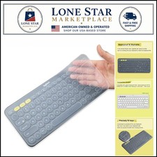 Reusable Keyboard Cover for Logitech K380 Dustproof Protection Easy Apply