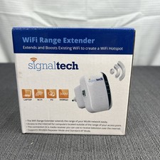 SignalTech WiFi Range Extender Boosts Existing WiFI Hotspot New