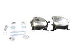 V-Twin Chrome Outer Primary Cover fits '37-'48 UL, '41-'54 FL, '36-'40