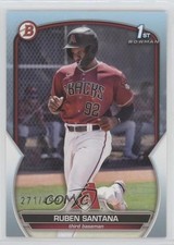2023 Bowman Prospects Sky Blue 271/499 Ruben Santana #BP-42 0fz3