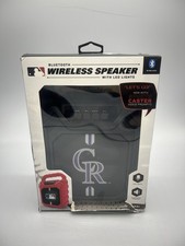Colorado Rockies MLB Syncable Bluetooth Wireless Speaker w/LED Lights  FM Radio