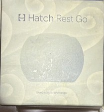 Hatch Rest Go Sound Machine Sleep Sounds On The Go, White, Small