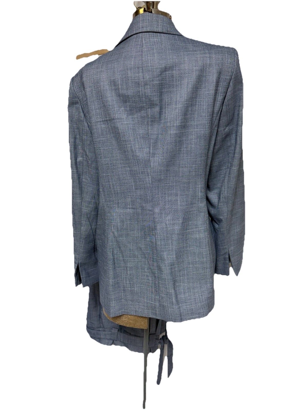 NEW Calvin Klein Pant Suit Size 16 Jacket Size 14 Pants Two Piece Set Pockets image 8