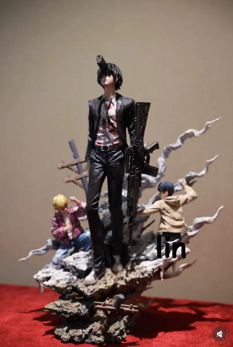 Rain Studio Chainsaw Man Gun Devil Hayakawa Aki Statue Figure