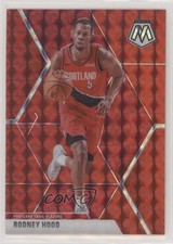 2019-20 Panini Mosaic Choice Fusion Red Prizm 47/88 Rodney Hood #35 0kr0