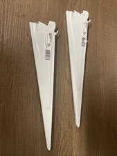 2 PK ClosetMaid 2853 ShelfTrack 12-Inch Locking Shelf Brackets- multiple units