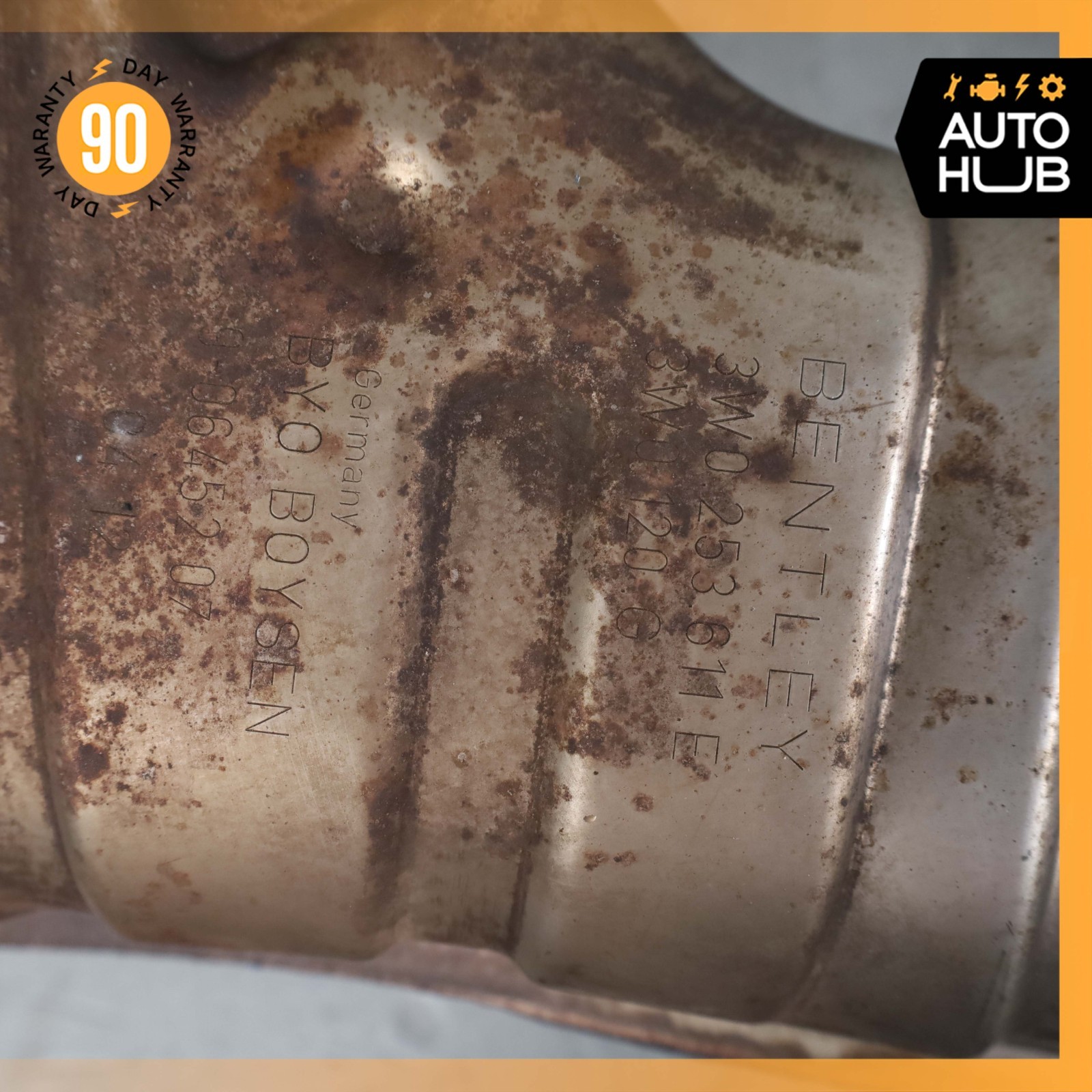 13-17 Bentley Continental GT GTС 4.0L V8 Exhaust Mufflers Set 3W0253611E OEM