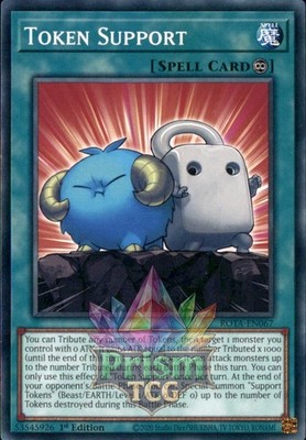 1st Ed Token Support ROTA-EN067 Yugioh