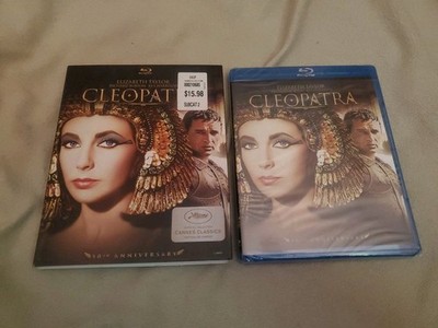 CLEOPATRA - Elizabeth Taylor 50th Anniversary BLU-RAY W/RARE SLIPCOVER BRAND NEW