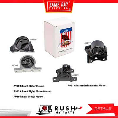 00-06 NEW Complete Motor Mount Kit For Nissan 1.8L L4 DOHC 16v DNJ MMK1001