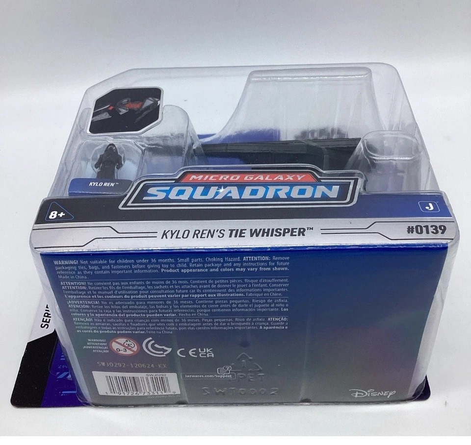 Star Wars Micro Galaxy Squadron Serie 7 Kylo Ren's Tie Whisper #0139 Foto 3 de 4