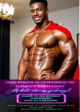 HOT DADDY - Fine Art Photo - Sexy beautiful muscular Gay Male - 8.5x11in 101625