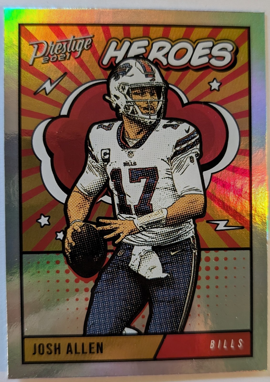 2021 Panini Prestige Heroes Josh Allen Buffalo Bills 📈🔥