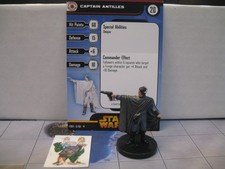  Star Wars Miniatures REVENGE OF THE SITH Captain Antilles 6/60 with card 