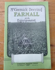 Vintage McCormick-Deering Farmall  & Equipment Sales Brochure  A-260-S