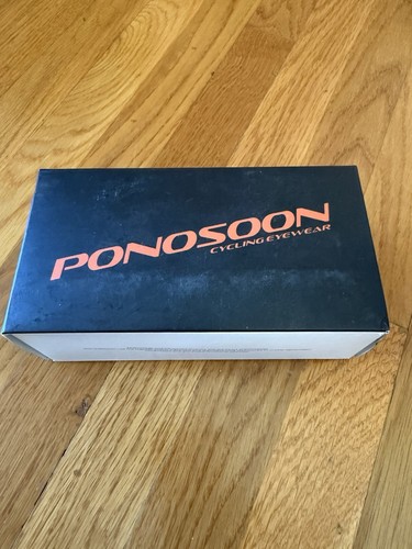 Ponosoon Occhiali da Ciclismo Sportivi, Blu Cielo - Foto 2 di 2