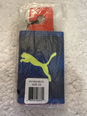 PUMA PV1502-BUYL Rise TriFold Wallet Blue/Yellow